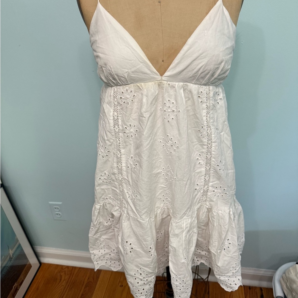 Zara White Blouse